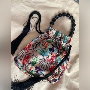 Tropical print Mini Purse
